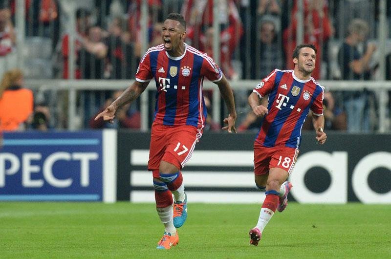 Boateng marcou o gol da vit&oacute;ria do Bayern contra o Manchester City