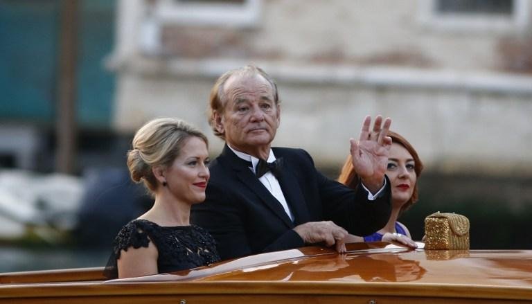 Bill Murray foi outra celebridade presente no casamento