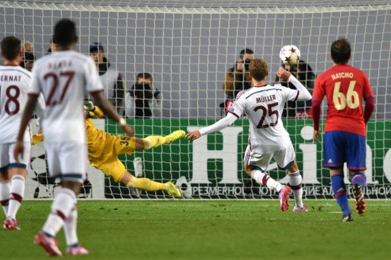 Bayern bateu o CSKA por 1 a 0 em Moscou
