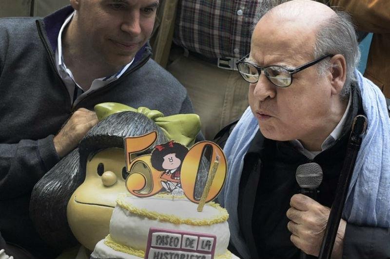 Quino criou a primeira tira de Mafalda em 1964