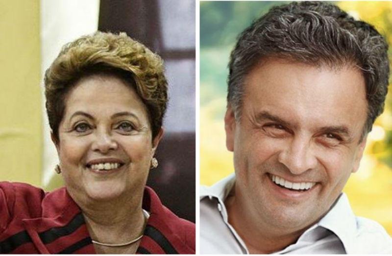 Dilma e A&eacute;cio v&atilde;o para o segundo turno