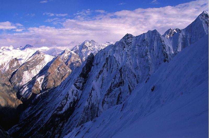 Cordilheira do Himalaia no Nepal