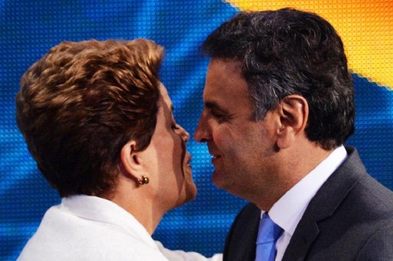 A&eacute;cio se mant&eacute;m com 51% dos votos v&aacute;lidos e Dilma tem 49%