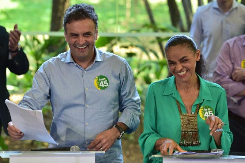 Marina disse que uni&atilde;o com A&eacute;cio foi poss&iacute;vel gra&ccedil;as ao compromisso program&aacute;tico corajoso assumido pelo candidato  que