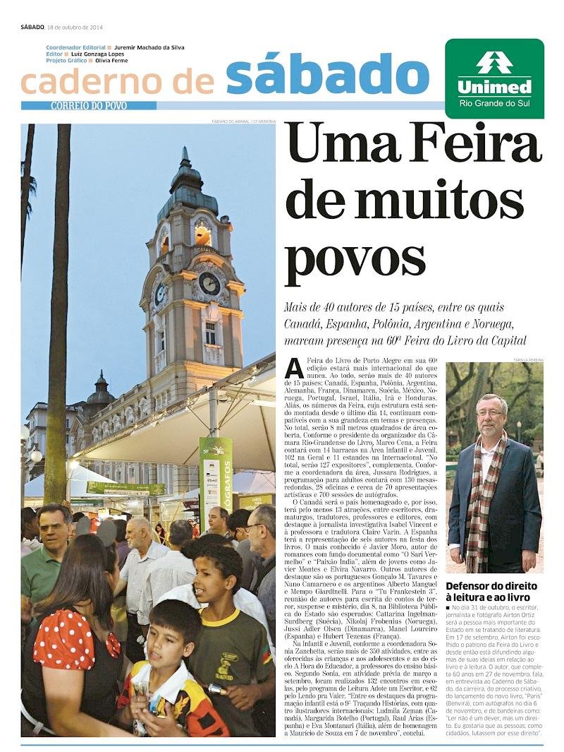 Suplemento destaca a programa&ccedil;&atilde;o, o patrono e os mais de 40 autores de 15 pa&iacute;ses que estar&atilde;o na Pra&ccedil;a