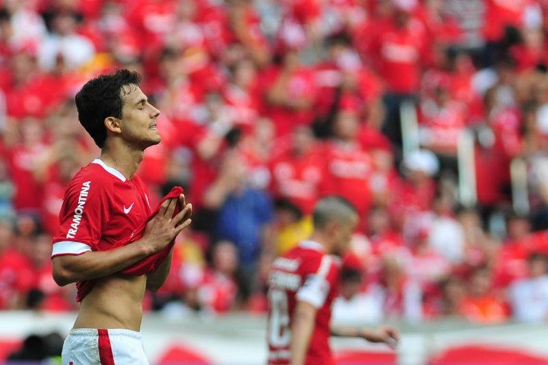 Nilmar marcou o gol do Inter na partida 