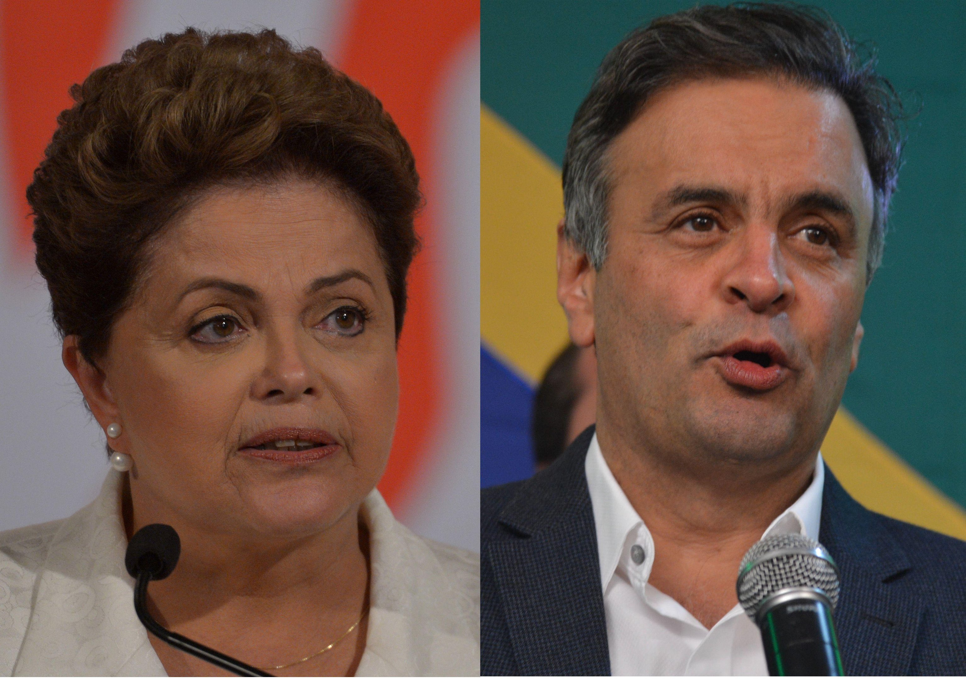 Dilma abriu 8 pontos de vantagem sobre A&eacute;cio Neves