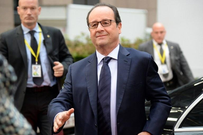 Hollande anunciou medida em coletiva