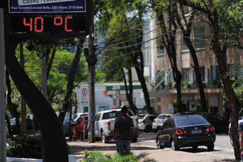 Temperatura passa dos 38&deg;C em Santa Cruz do Sul