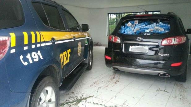 Santa Fe foi roubada em 2013 e estava carregada de cigarros