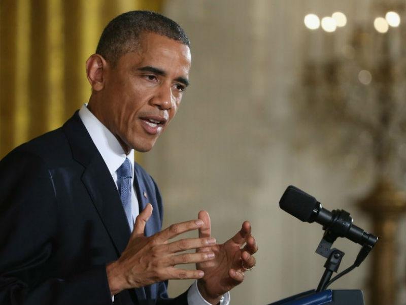 Em coletiva na Casa Branca, Obama prop&otilde;e trabalho construtivo com republicanos