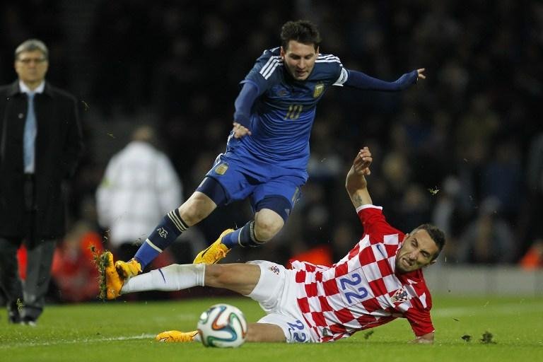 Messi marcou o segundo gol da argentina