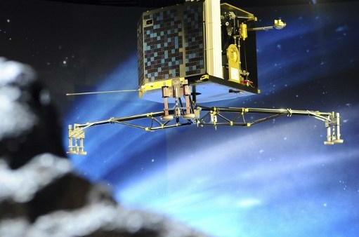 Rob&ocirc; est&aacute; pousado sobre o cometa 67P a mais de 500 milh&otilde;es de quil&ocirc;metros da Terra