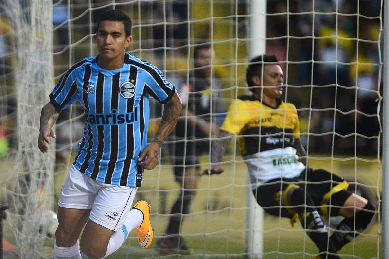 Atacante Dudu foi o destaque do Gr&ecirc;mio na partida