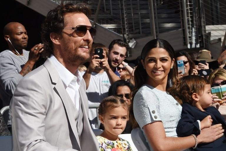 McConaughey compareceu ao evento ao lado da mulher, a brasileira Camila Alves, e os filhos