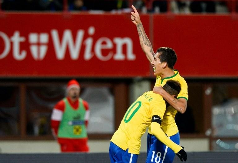 Roberto Firmino marcou o gol da vit&oacute;ria brasileira