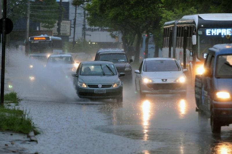 Apesar da instabilidade, nenhum acidente por conta da chuva foi registrado