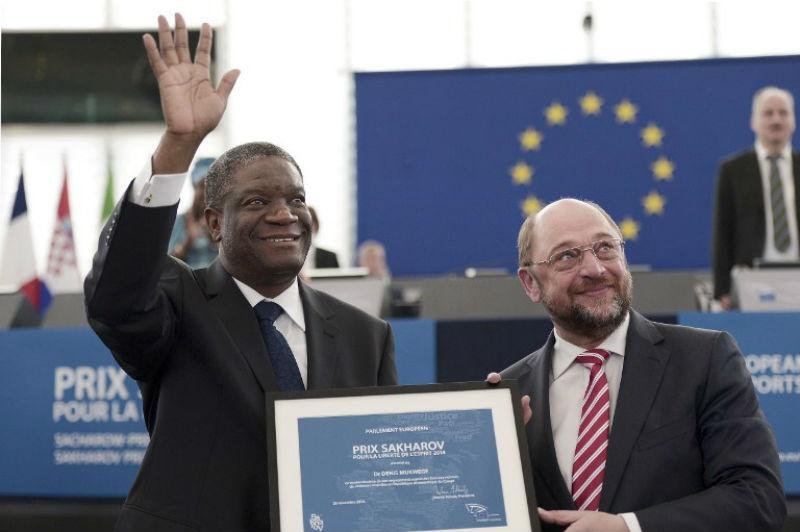 M&eacute;dico congol&ecirc;s recebe pr&ecirc;mio Sakharov 2014 na Euroc&acirc;mara