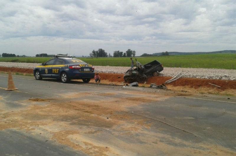 Acidente ocorreu por volta das 10h40min, no Km 326, da BR 116