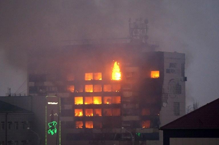 Pr&eacute;dio da imprensa foi invadidos por terrorista, de acordo com o governo da Chech&ecirc;nia 