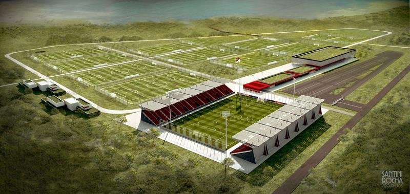 Projeto do novo CT do Inter