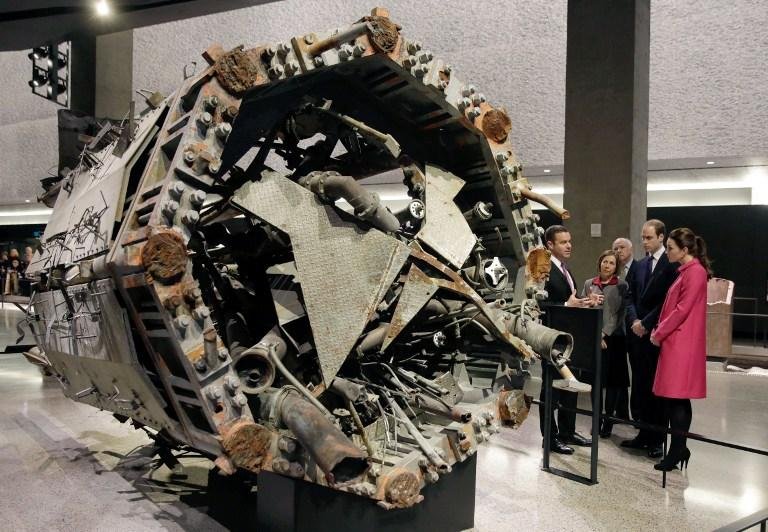 Museu foi constru&iacute;do sobre as funda&ccedil;&otilde;es das destru&iacute;das torres g&ecirc;meas do World Trade Center
