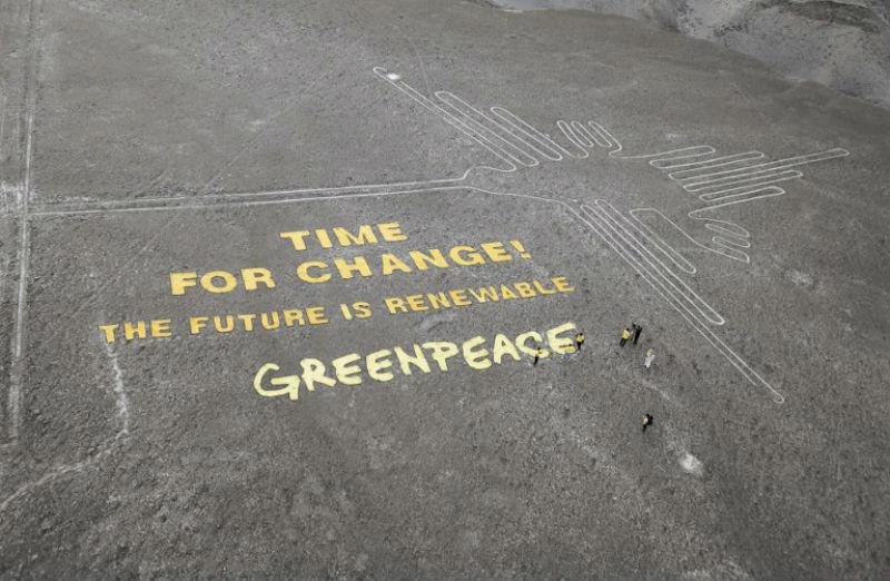 Greenpeace ajudar&aacute; a investigar danos de militantes em Nazca
