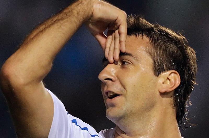 Pratto marcou duas vezes contra o Gr&ecirc;mio, dentro do Ol&iacute;mpico, na Libertadores de 2011