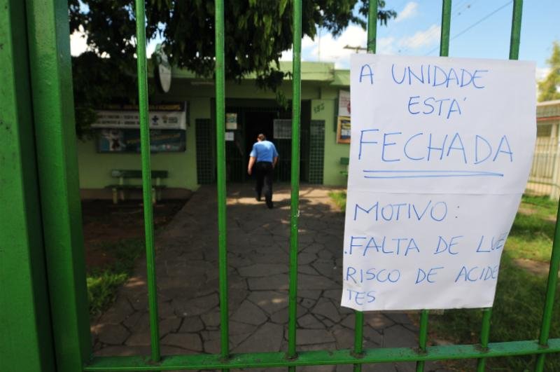 Unidade B&aacute;sica de Sa&uacute;de Vila Farrapos teve que fechar as portas tamb&eacute;m pela falta de luz
