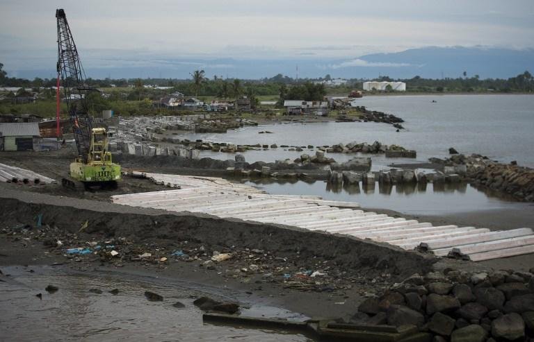 Indon&eacute;sia instalou blocos de concreto na prov&iacute;ncia de Aceh, uma das mais atingidas em 2004