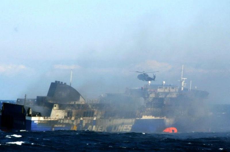 Sobe para oito o n&uacute;mero de mortos em inc&ecirc;ndio em ferry na It&aacute;lia