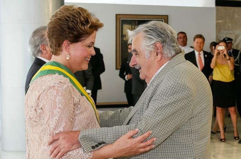 Mujica esteve presente na cerim&ocirc;nia