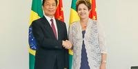 Dilma se encontrou nesta sexta-feira  com Li Yuanchao, Vice-Presidente da China
