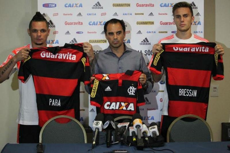 Par&aacute; e Bressan deixam o Gr&ecirc;mio para jogar no Flamengo