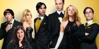 Elenco de Big Bang Theory, que levou a premiação da noite 
