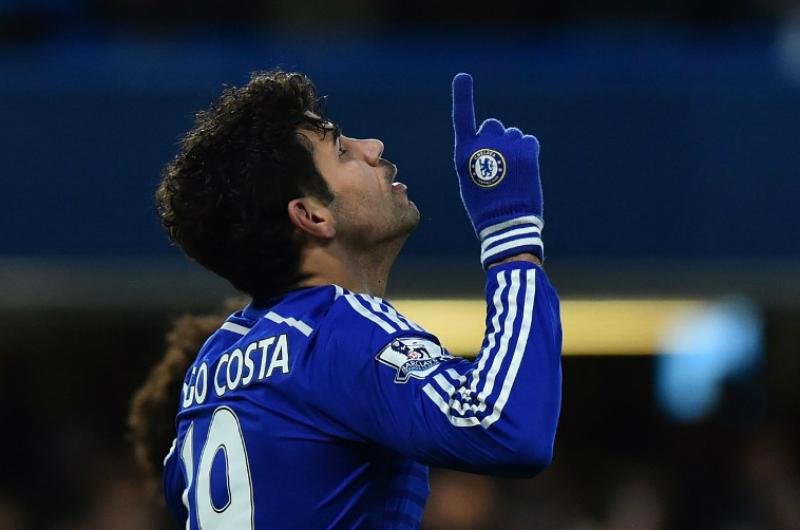 Diego Costa marcou o segundo gol da vit&oacute;ria do Chelsea