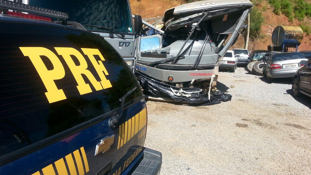 &Ocirc;nibus estava a 122 km/h na hora do acidente em SC, afirma PRF