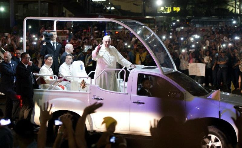 Papa saiu do Sri Lanka para as Filipinas nesta quinta-feira