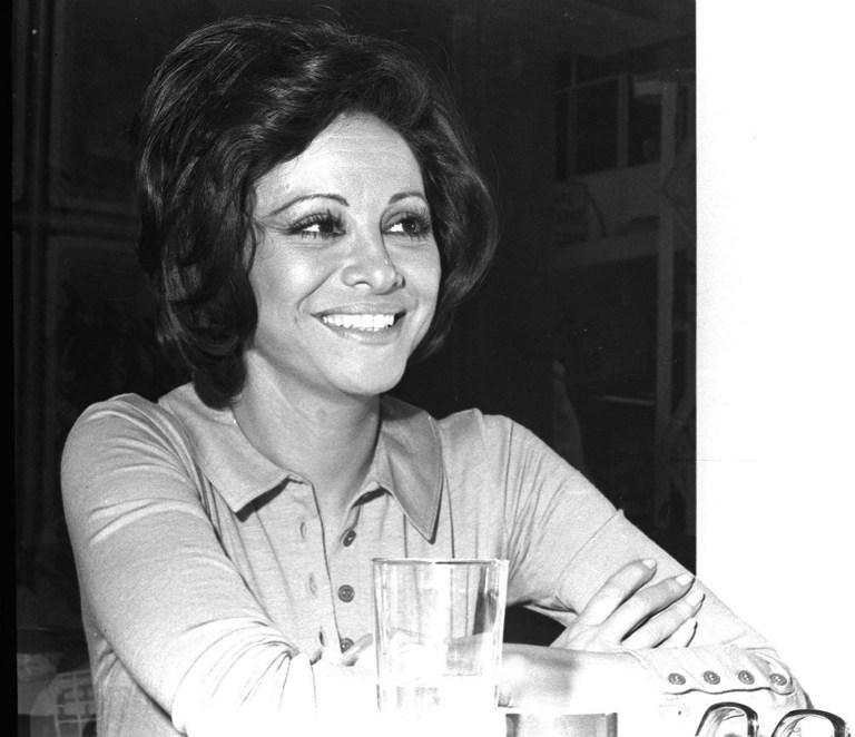 Faten Hamama no in&iacute;cio dos anos 70