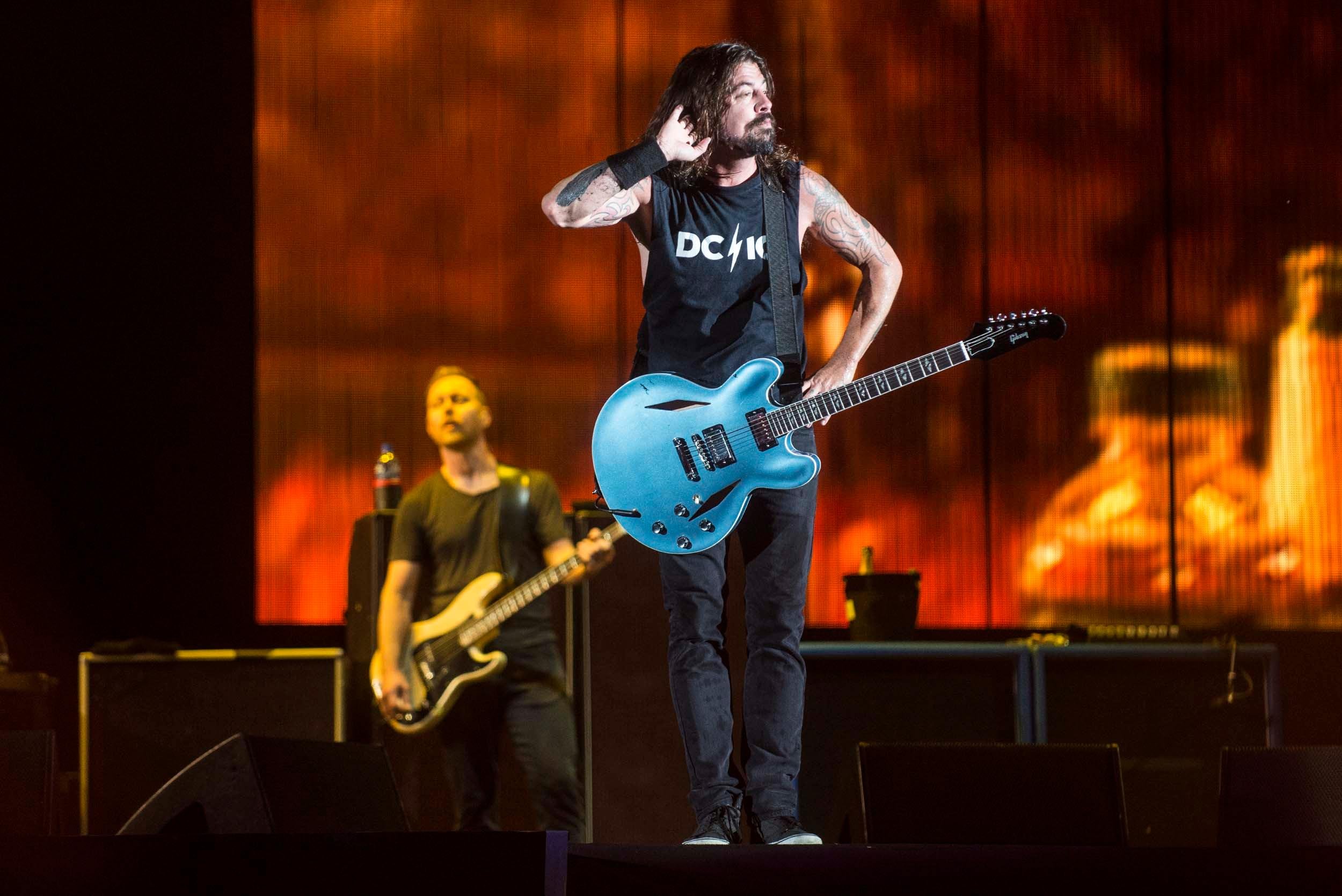 Dave Grohl e cia se apresentaram domingo em Buenos Aires