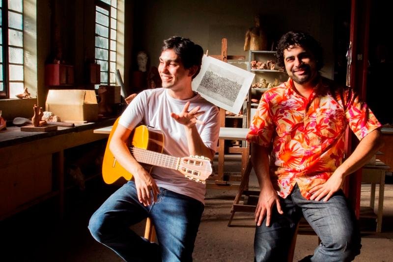Dupla do Sarau Grego se apresenta na Quarta Cultural em janeiro