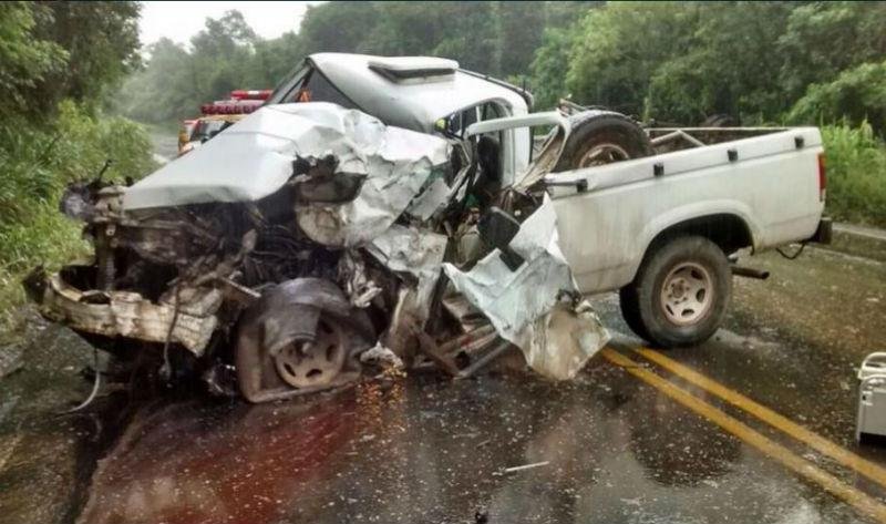 Motorista da D-20 morreu em acidente na Serra