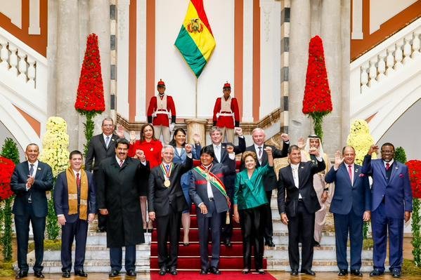 Presidente Dilma Rousseff participou da cerim&ocirc;nia em La Paz