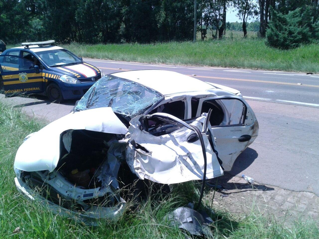 Ocupantes do carro foram encaminhados para o Pronto Atendimento de Eldorado do Sul