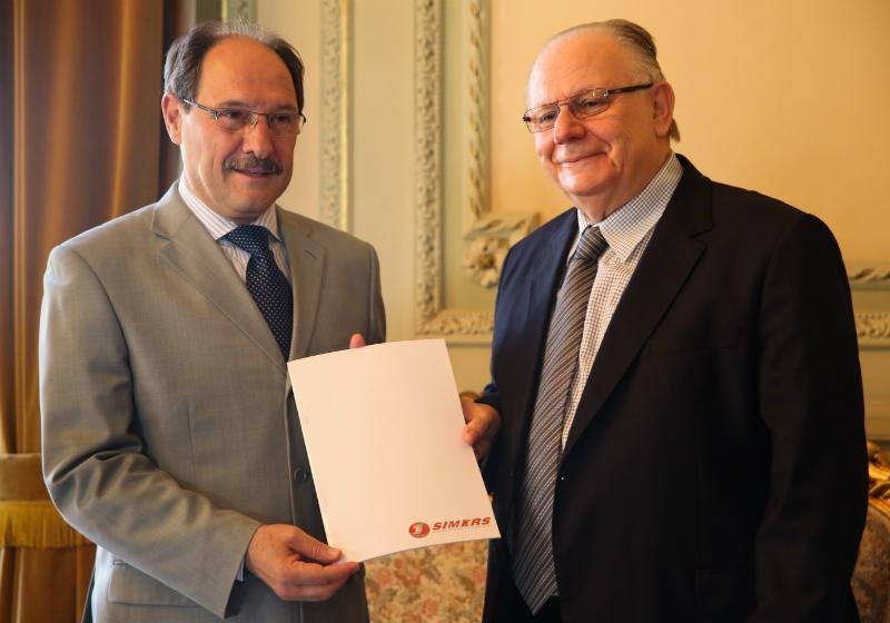 Governador Sartori se reuniu com presidente do Simers