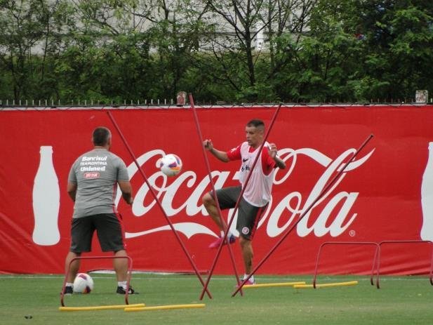 Jogadores do Inter treinaram na tarde desta quarta-feira