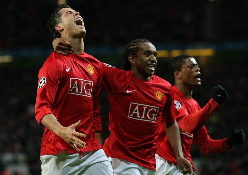 No Manchester United, Anderson atuou ao lado de Cristiano Ronaldo