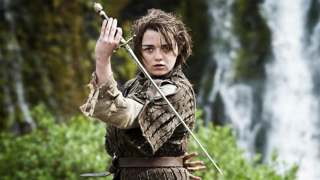 Arya Stark, uma das personagens principais da saga