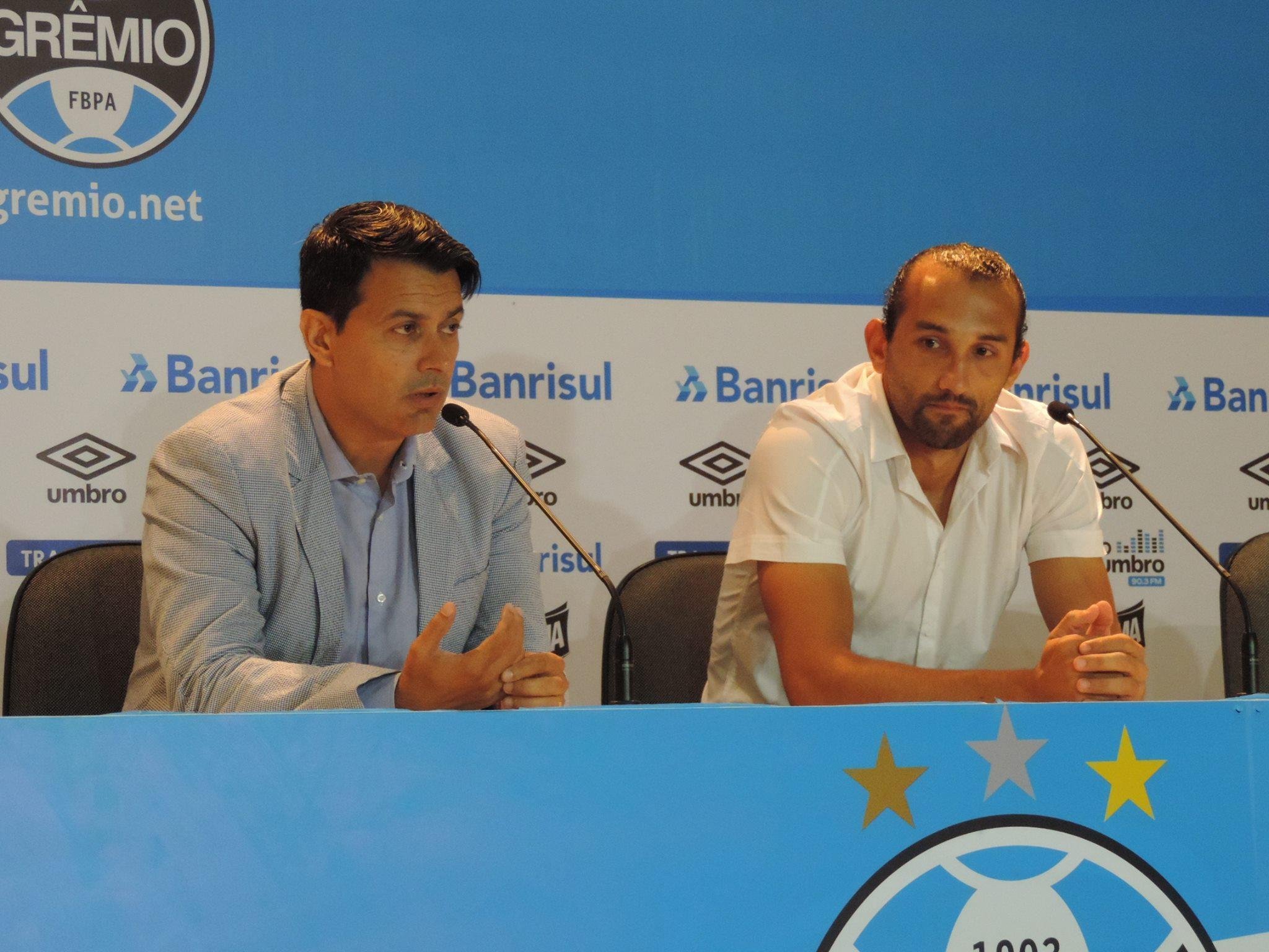 Barcos deixa o Gr&ecirc;mio para jogar no futebol chin&ecirc;s