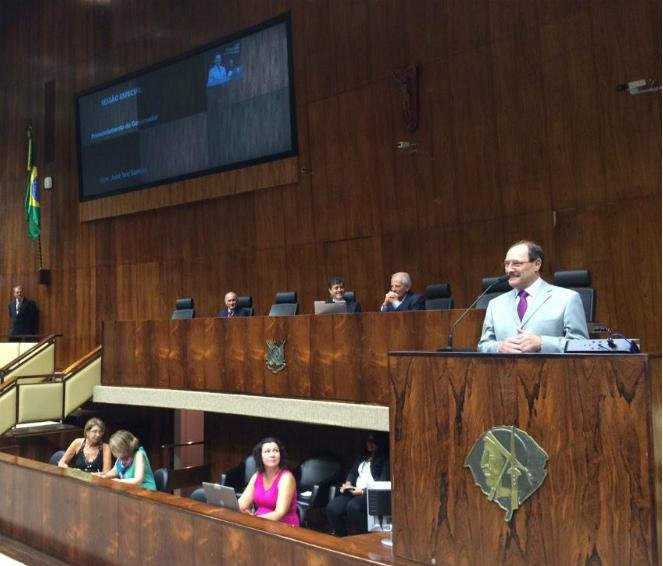 Sartori discursou na Assembleia Legislativa nesta ter&ccedil;a